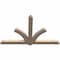 Ekena Millwork Redmond Smooth Timber Gable Bracket, Douglas Fir, 84"W x 53"H x 3 1/2"D x 5 1/2"F, 15/12 Pitch GBW084X53X0406RED00SDF - alternate 2